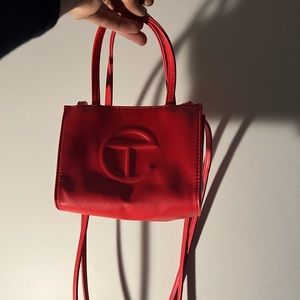 Red Mini Telfar Bag